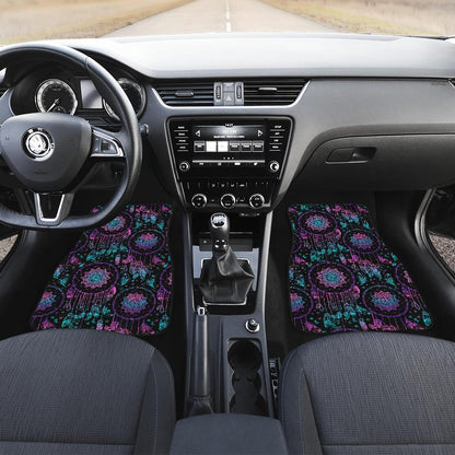 Dream catcher boho mandala Front and Back Car Floor Mats