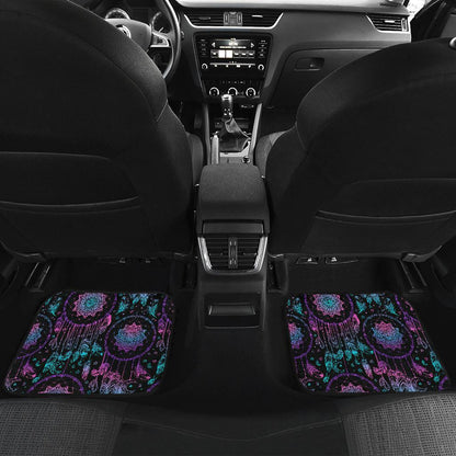 Dream catcher boho mandala Front and Back Car Floor Mats