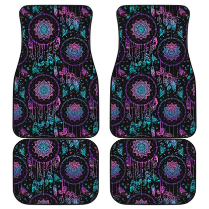 Dream catcher boho mandala Front and Back Car Floor Mats