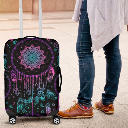 Dream catcher boho mandala Luggage Cover Protector