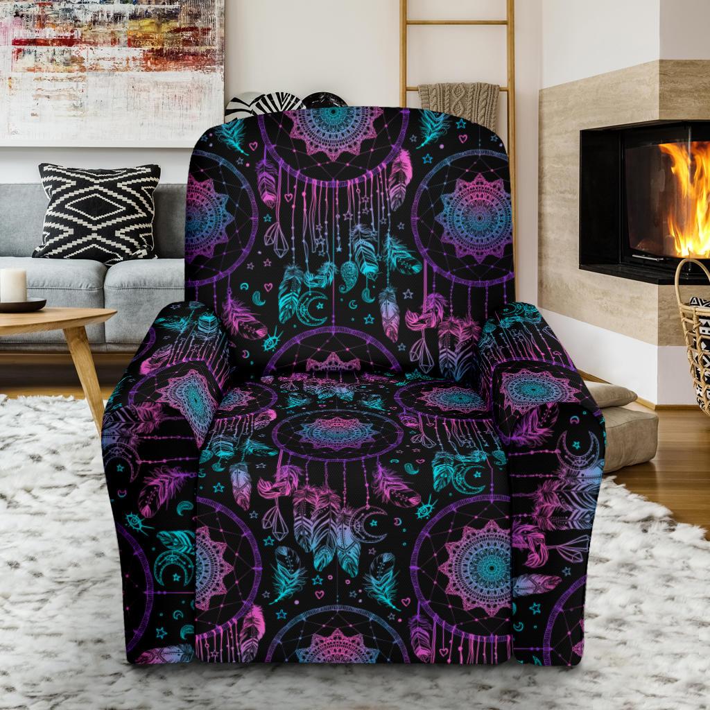 Dream catcher boho mandala Recliner Slipcover-JORJUNE.COM