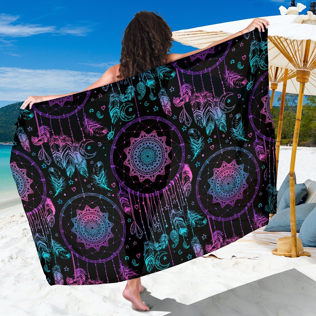 Dream catcher boho mandala Beach Sarong Pareo Wrap