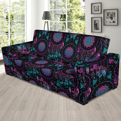 Dream catcher boho mandala Sofa Slipcover-JORJUNE.COM