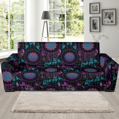 Dream catcher boho mandala Sofa Slipcover-JORJUNE.COM