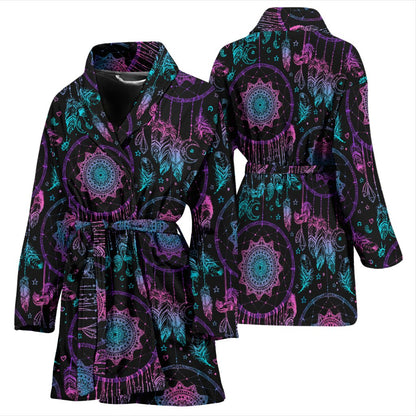 Dream catcher boho mandala Women Bath Robe