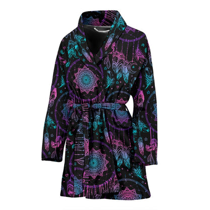 Dream catcher boho mandala Women Bath Robe