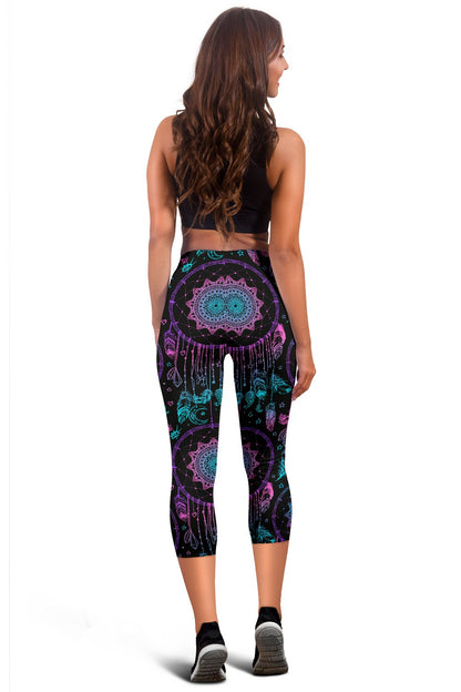 Dream Catcher Boho Mandala Women Capris