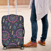 Dream catcher color dot Luggage Cover Protector
