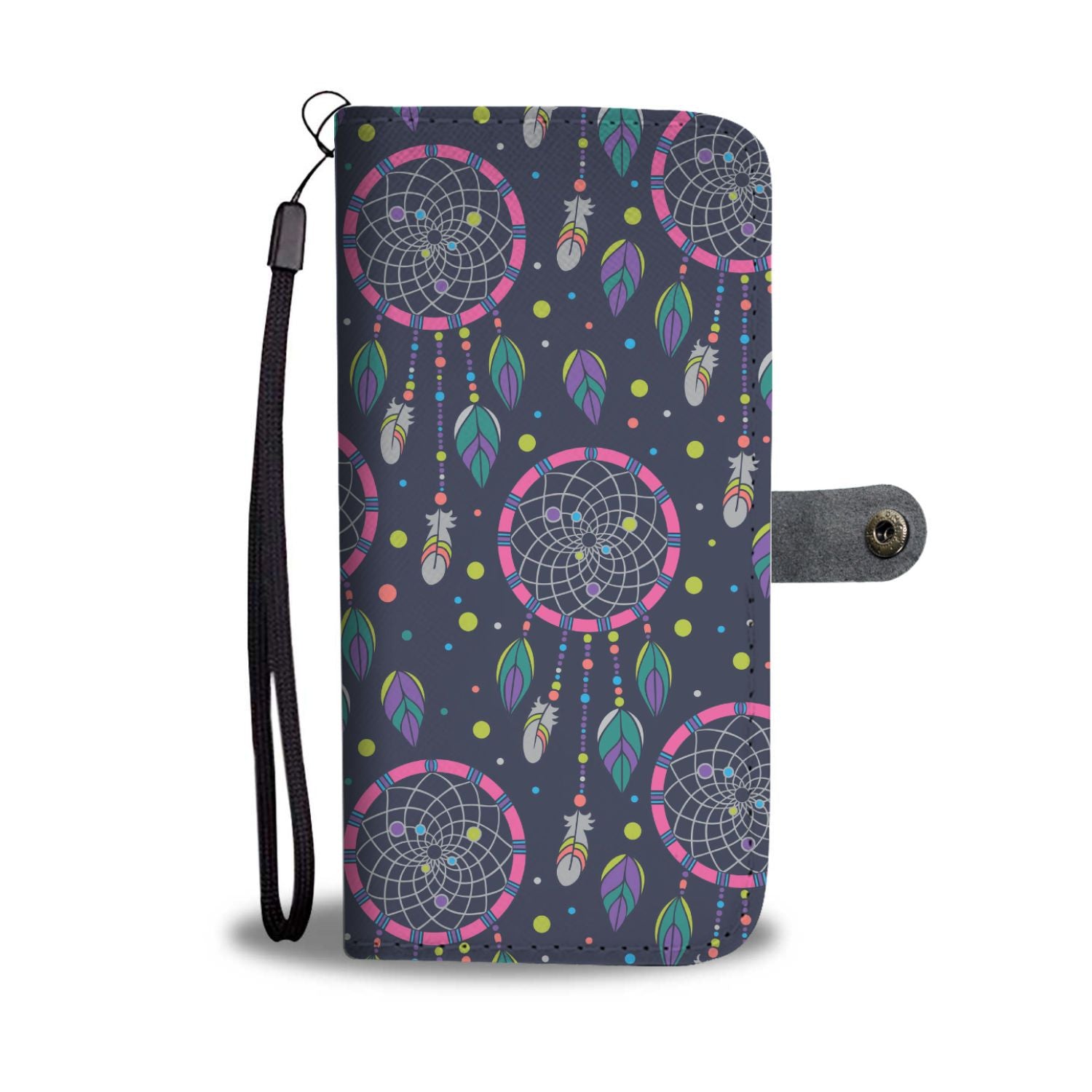 Dream catcher color dot Wallet Phone case