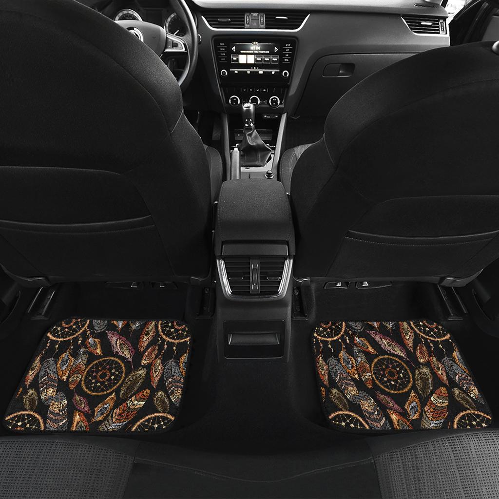Dream catcher embroidered style Front and Back Car Floor Mats