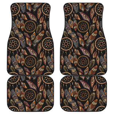 Dream catcher embroidered style Front and Back Car Floor Mats