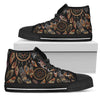 Dream catcher embroidered style Men High Top Shoes