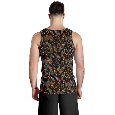 Dream catcher embroidered style Men Tank Top