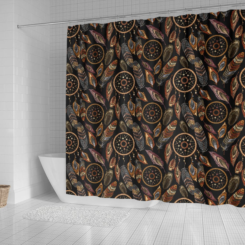 Dream Catcher Embroidered Style Shower Curtain