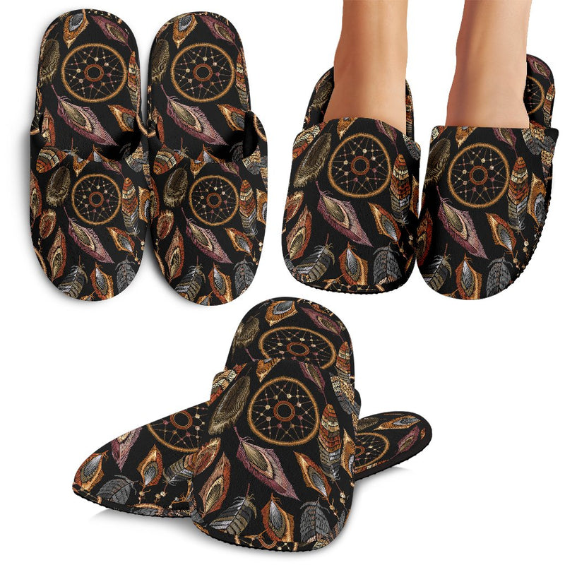 Dream Catcher Embroidered Style Slippers