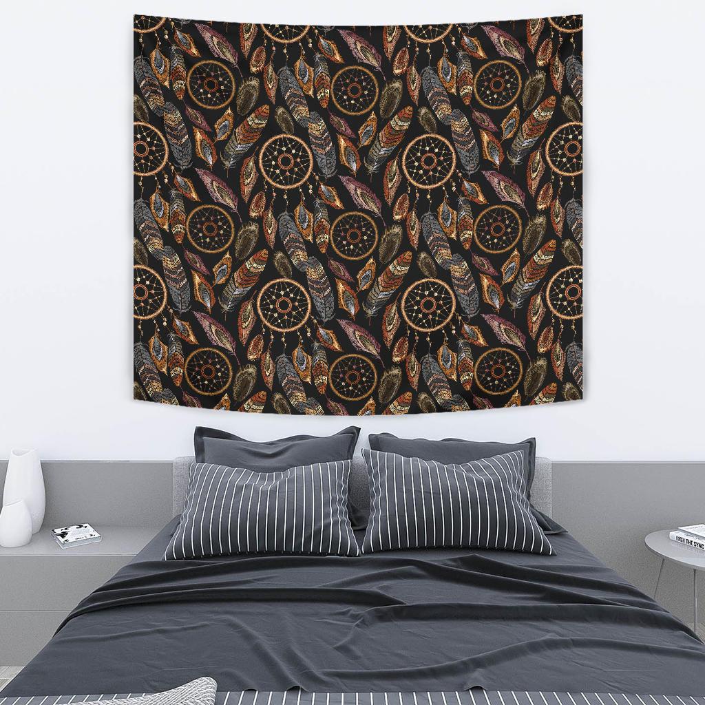 Dream catcher embroidered style Tapestry