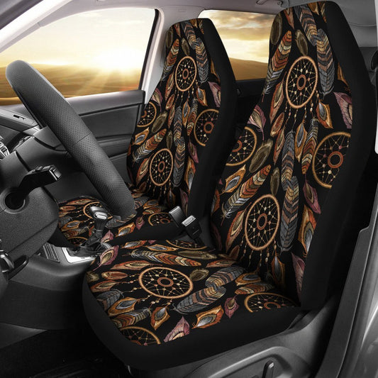 Dream catcher embroidered style Universal Fit Car Seat Covers