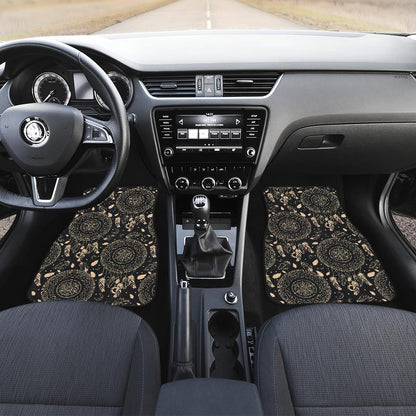 Dream Catcher Mandala Boho Moon Front and Back Car Floor Mats