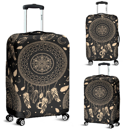 Dream Catcher Mandala Boho Moon Luggage Cover Protector