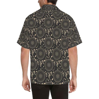 Dream Catcher Mandala Boho Moon Men Hawaiian Shirt