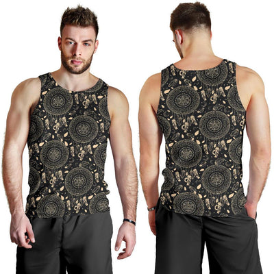 Dream Catcher Mandala Boho Moon Men Tank Top