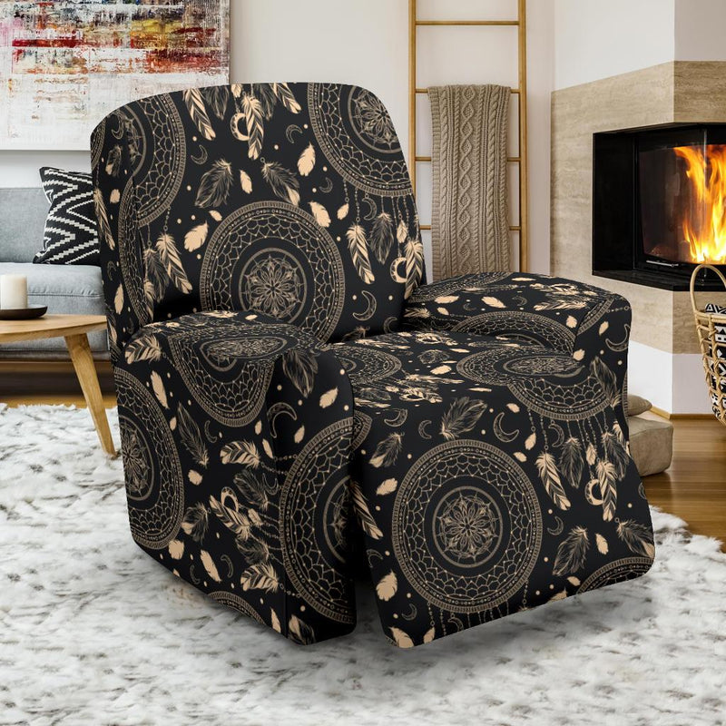 Dream Catcher Mandala Boho Moon Recliner Slipcover-JORJUNE.COM