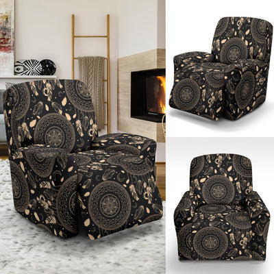 Dream Catcher Mandala Boho Moon Recliner Slipcover-JORJUNE.COM