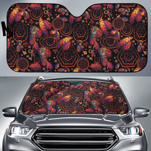 Dream Catcher Native American Car Sun Shade-JorJune