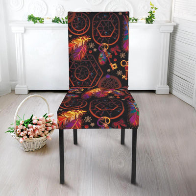 Dream catcher native american Dining Chair Slipcover-JORJUNE.COM