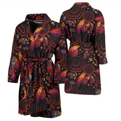 Dream Catcher Native American Men Bath Robe