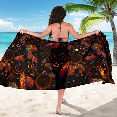 Dream catcher native american Beach Sarong Pareo Wrap