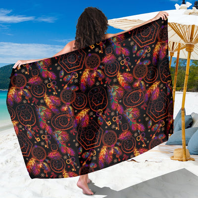 Dream Catcher Native American Sarong Pareo Wrap