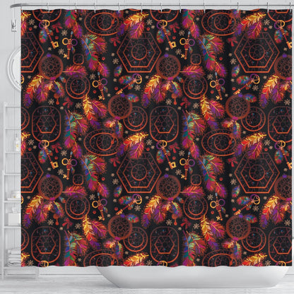 Dream Catcher Native American Shower Curtain