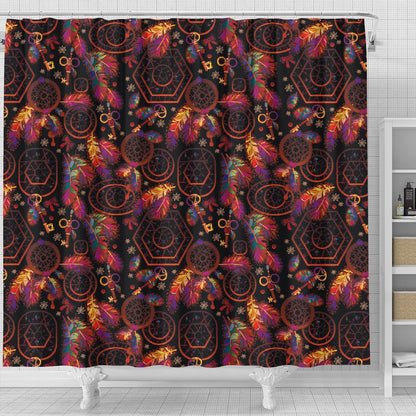Dream Catcher Native American Shower Curtain