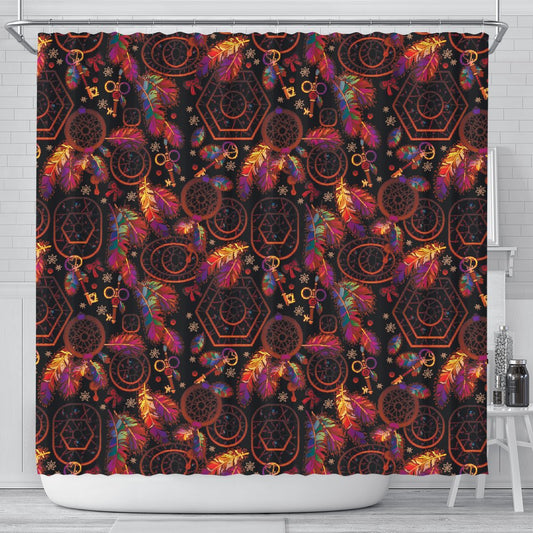 Dream Catcher Native American Shower Curtain