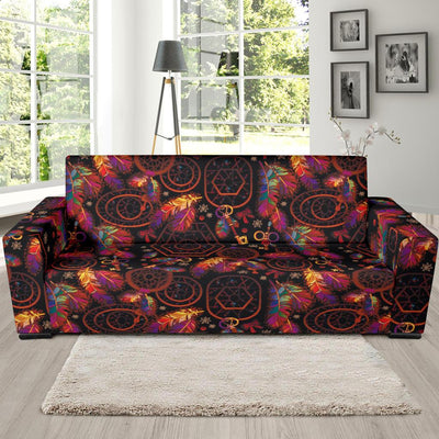 Dream catcher native american Sofa Slipcover-JORJUNE.COM