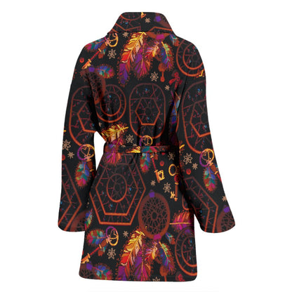 Dream catcher native american Women Bath Robe