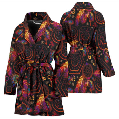 Dream catcher native american Women Bath Robe