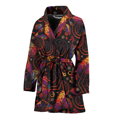 Dream catcher native american Women Bath Robe