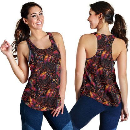 Dream catcher native american Women Racerback Tank Top