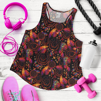Dream catcher native american Women Racerback Tank Top