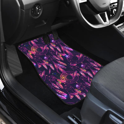 Dream catcher neon Front and Back Car Floor Mats