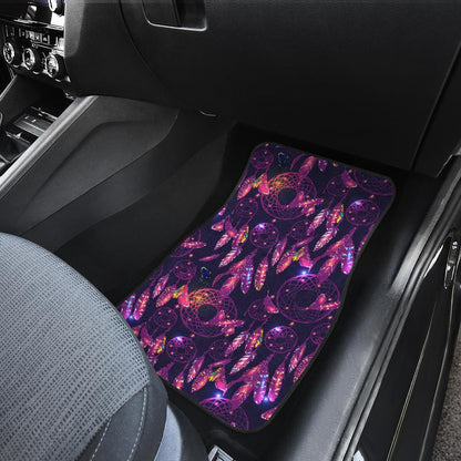 Dream catcher neon Front and Back Car Floor Mats