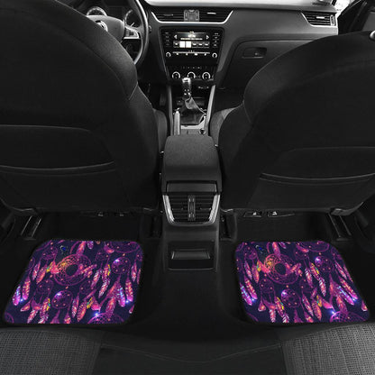 Dream catcher neon Front and Back Car Floor Mats