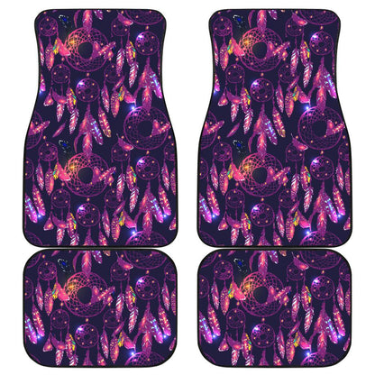Dream catcher neon Front and Back Car Floor Mats