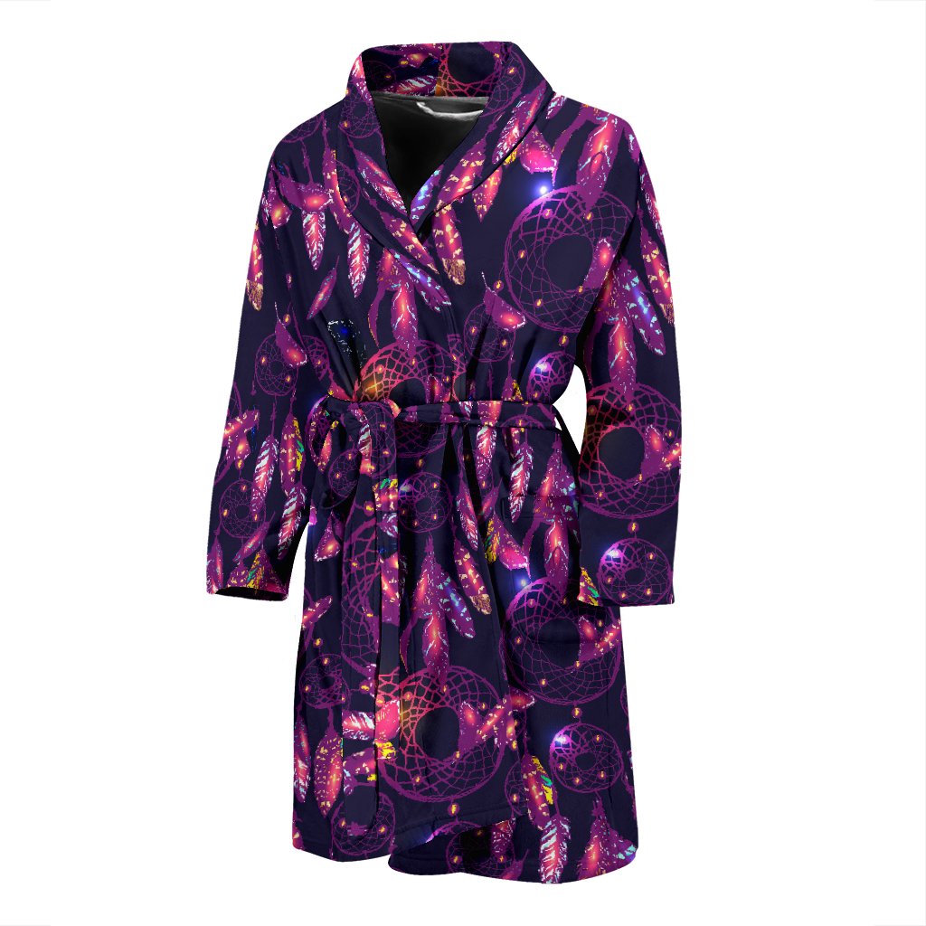 Dream Catcher Neon Men Bath Robe