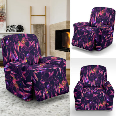 Dream catcher neon Recliner Slipcover-JORJUNE.COM