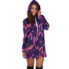 Dream Catcher Neon Women Hoodie Dress