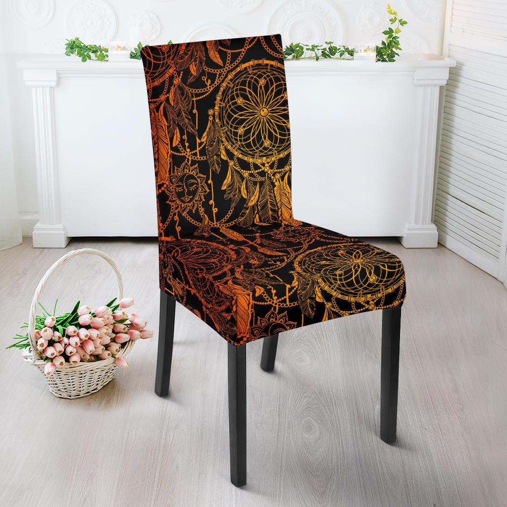 Dream catcher Sun and Moon Dining Chair Slipcover-JORJUNE.COM