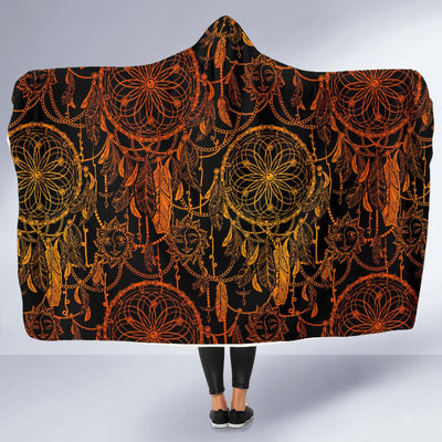 Dream catcher Sun and Moon Hooded Blanket-JORJUNE.COM